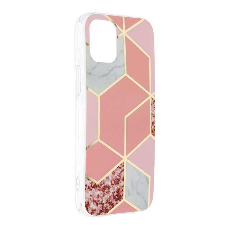 Θήκη TPU Forcell Marble Cosmo Apple iPhone 12 Mini (5.4") Pink