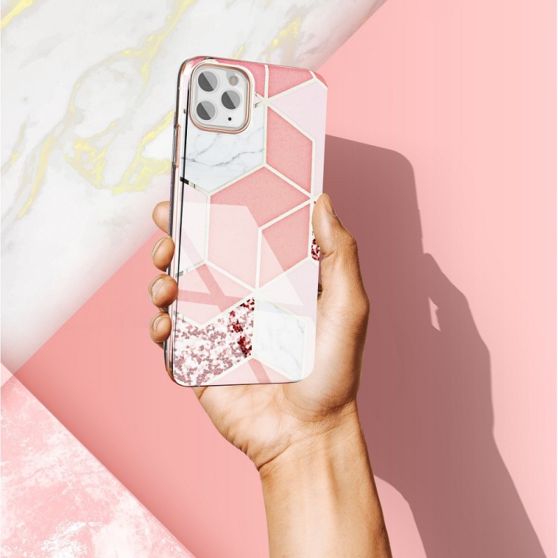 Θήκη TPU Forcell Marble Cosmo Apple iPhone 12 Mini (5.4") Pink