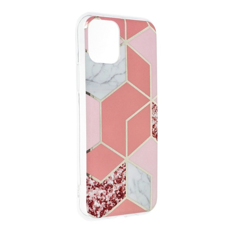 Θήκη TPU Forcell Marble Cosmo Apple iPhone 12 Mini (5.4") Pink
