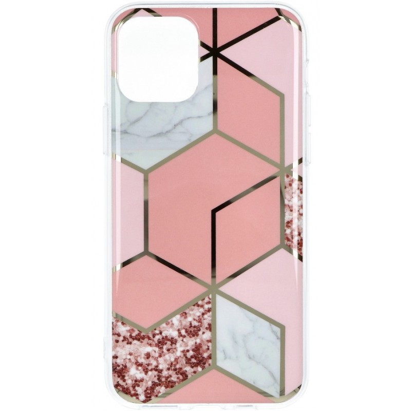Θήκη TPU Forcell Marble Cosmo Apple iPhone 12 Mini (5.4") Pink
