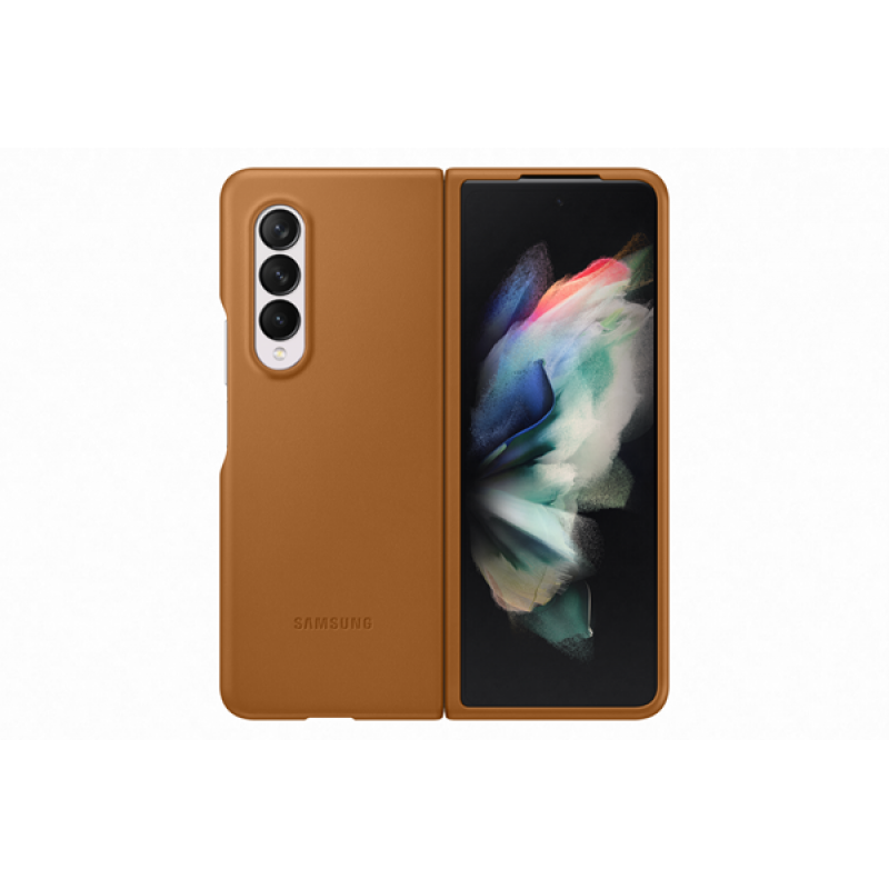 Θήκη Samsung Galaxy Z Fold3 5G SM-F926 Leather Cover EF-VF926LAEGWW Camel (Original)