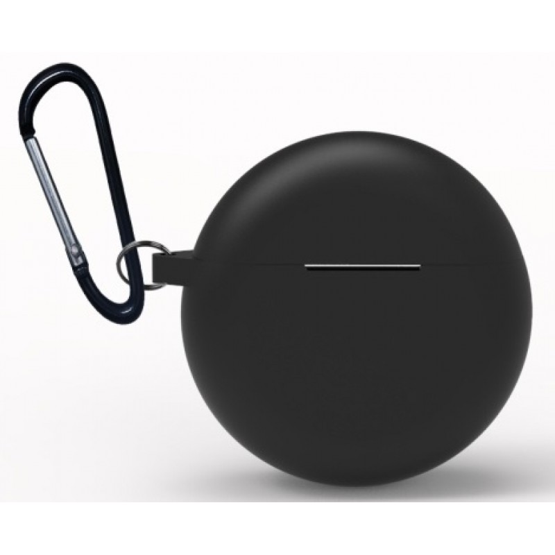 Θήκη Huawei Freebuds 3 Silicone Skin with Carabiner Black