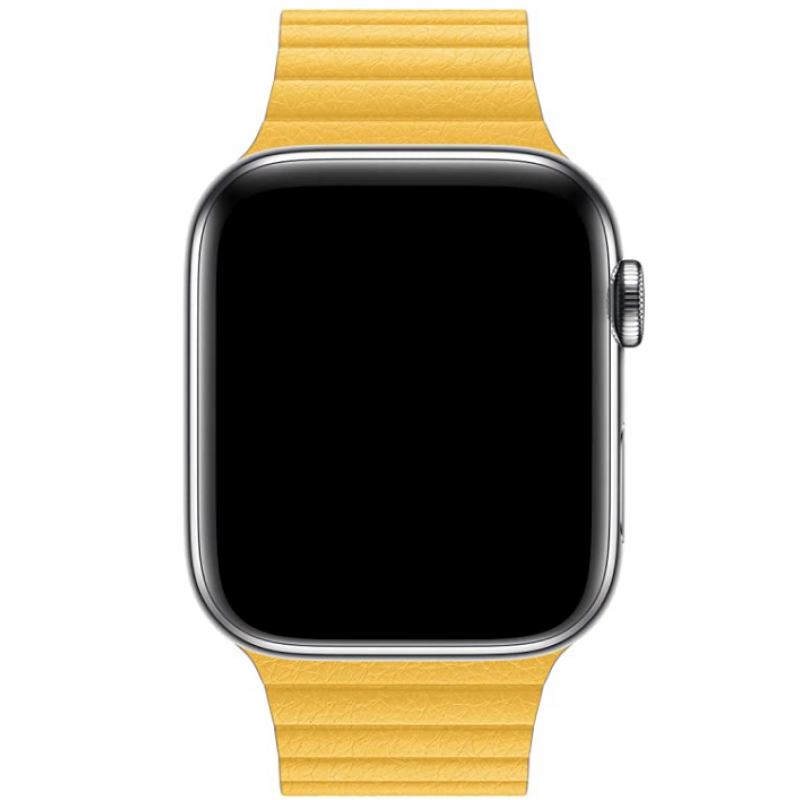 Ανταλλακτικό λουράκι Leather Loop Sport QuickFit Yellow για Samsung Galaxy Watch3(45mm)/Watch(46mm)/Huawei Watch 3 (46mm)/ Watch 3 Pro (48mm)/GT 2/Pro/Honor GS Pro/Amazfit GTR 3 (46mm)/GTR 3 Pro/GTR(47mm)/ Stratos 3(48mm) (22mm)
