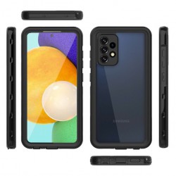 Αδιάβροχη θήκη Redpepper Samsung Galaxy A52/A52 5G SM-A525/SM-A526 Shockproof/Waterproof Black/Clear
