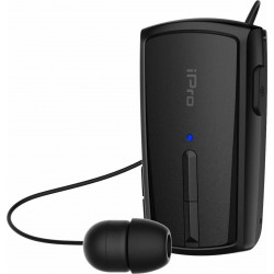 Ακουστικό Bluetooth iPro RH120 Retractable Black