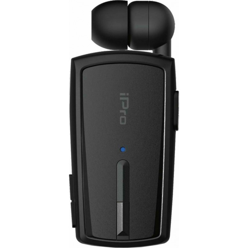 Ακουστικό Bluetooth iPro RH120 Retractable Black