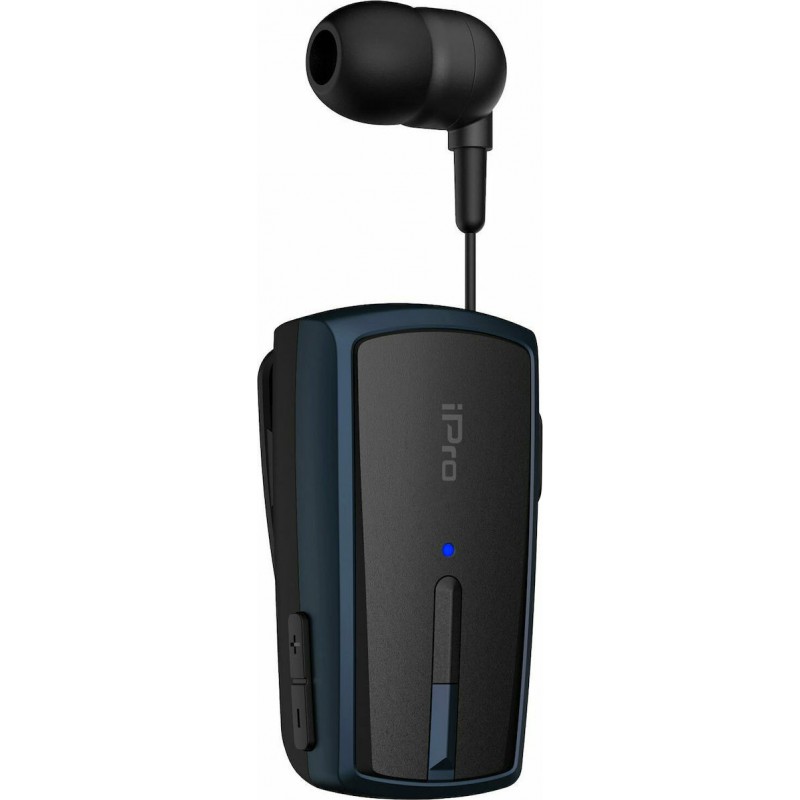 Ακουστικό Bluetooth iPro RH219s Retractable Black/Blue