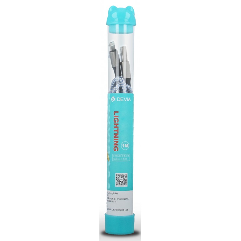 Καλώδιο Φόρτισης Devia Vogue USB to Lightning 2,4A 1m Tube