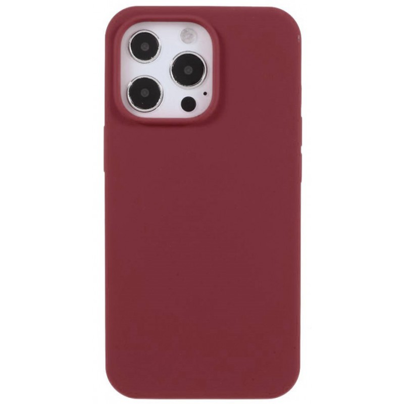 Θήκη Real Smooth Apple iPhone 13 Pro Max (6.7") Burgundy
