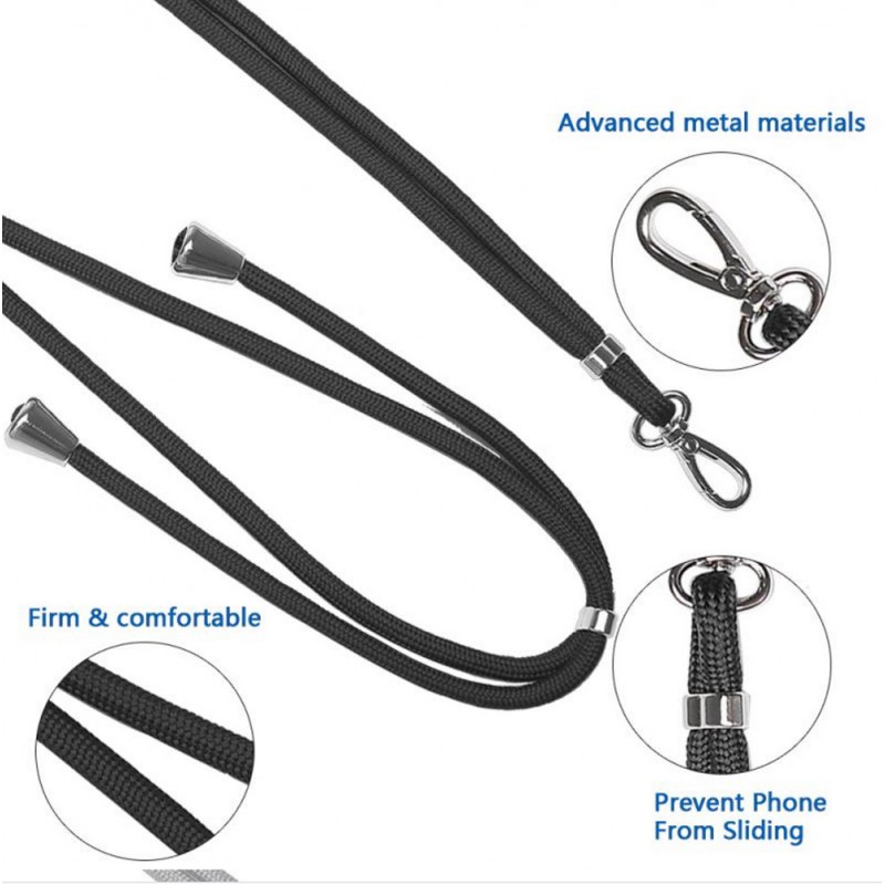 Λουράκι Λαιμού στήριξης Θήκης Smartphone Universal Neck Strap Pink