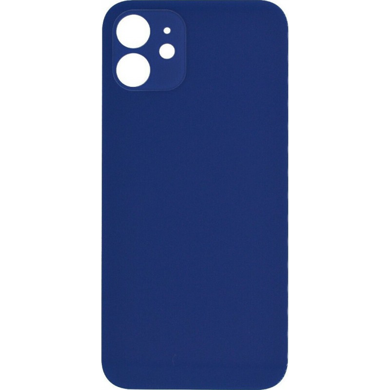 Καπάκι Μπαταρίας με Αυτοκόλλητη Ταινία Apple iPhone 12 (6.1") Type A Back Cover Blue (OEM)