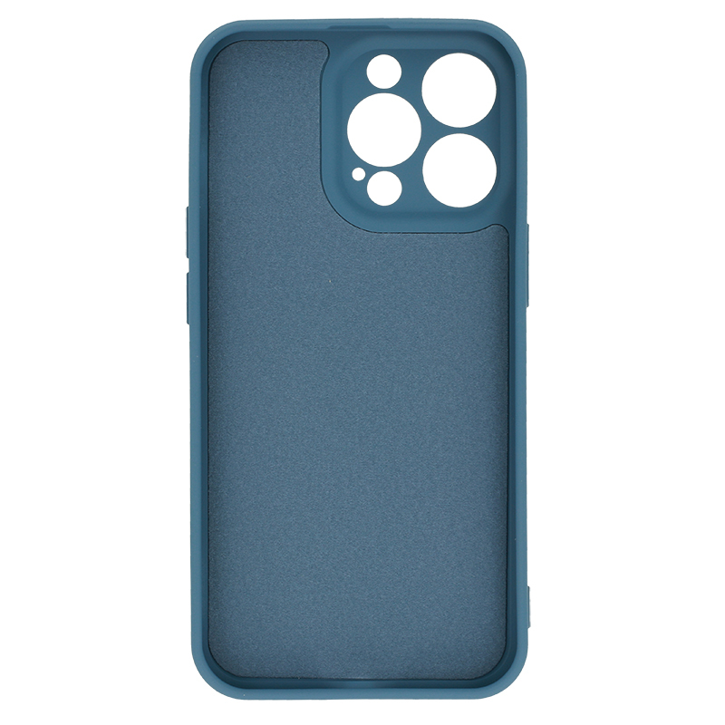 Θήκη Real Smooth Silicone Magsafe Apple iPhone 13 Pro (6.1") Navy Blue