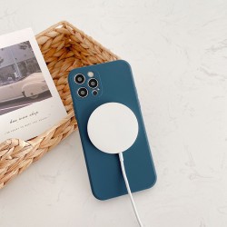 Θήκη Real Smooth Silicone Magsafe Apple iPhone 13 Pro (6.1") Navy Blue