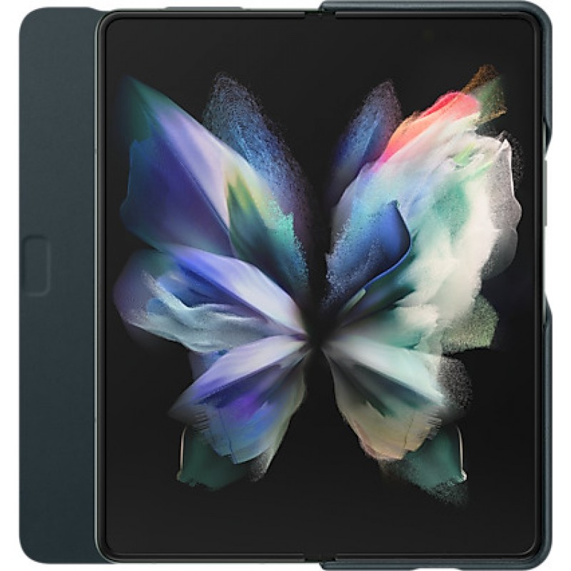 Θήκη Samsung Galaxy Z Fold3 5G SM-F926 Leather Flip Cover EF-FF926LGEGWW Green (Original)