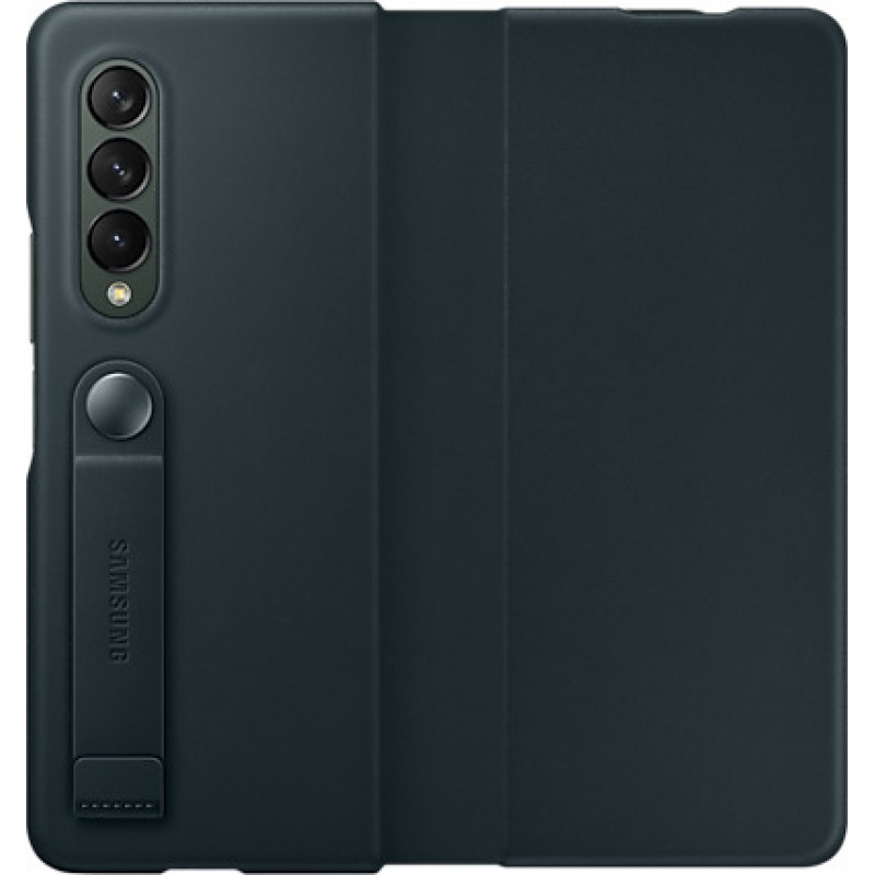 Θήκη Samsung Galaxy Z Fold3 5G SM-F926 Leather Flip Cover EF-FF926LGEGWW Green (Original)
