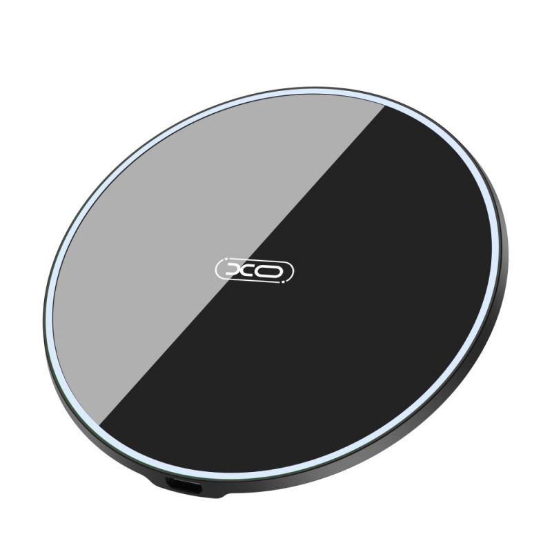 Ασύρματος Φορτιστής XO Acrylic Mirror Wireless Charging Pad Qi 15W Black (WX026)