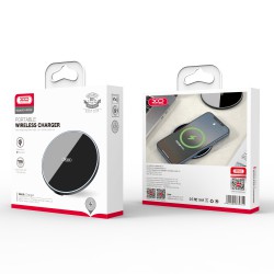 Ασύρματος Φορτιστής XO Acrylic Mirror Wireless Charging Pad Qi 15W Black (WX026)