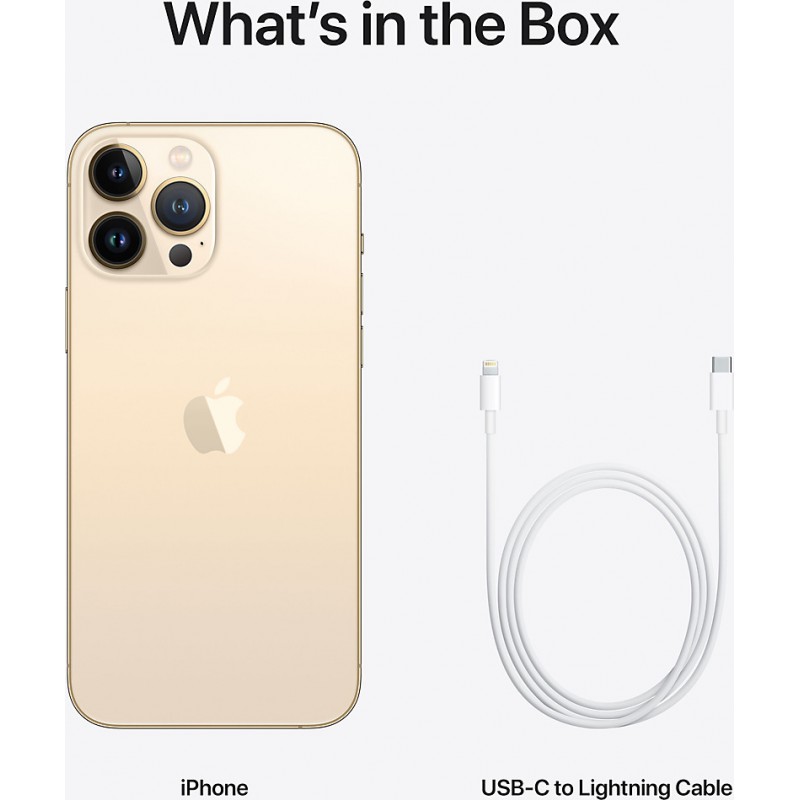 Apple iPhone 13 Pro Max 5G (6.7") 128GB/6GB Gold Μεταχειρισμένο με 9 μήνες Εγγύηση