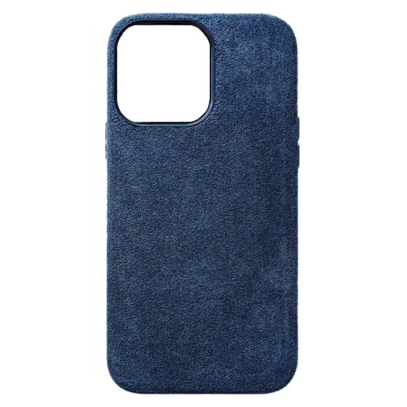 Θήκη Alcantara Cloth Suede Cover Apple iPhone 12 Mini (5.4") Blue