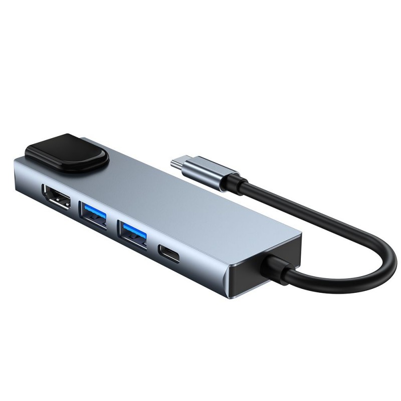 Αντάπτορας Tech-Protect V3 Hub 5in1 Grey