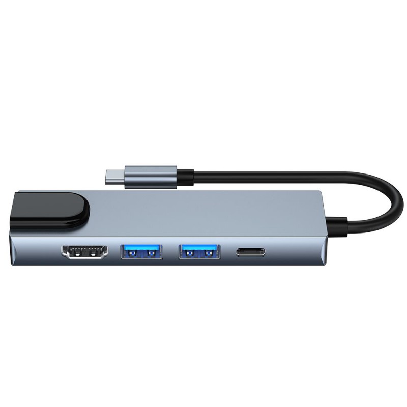 Αντάπτορας Tech-Protect V3 Hub 5in1 Grey