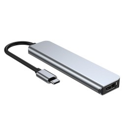 Αντάπτορας Tech-Protect V4 Hub 6in1 Grey