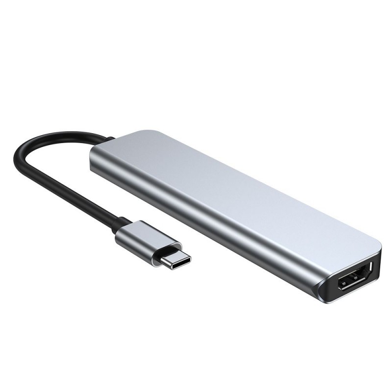 Αντάπτορας Tech-Protect V4 Hub 6in1 Grey
