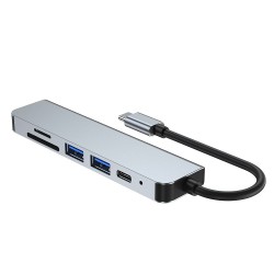 Αντάπτορας Tech-Protect V4 Hub 6in1 Grey