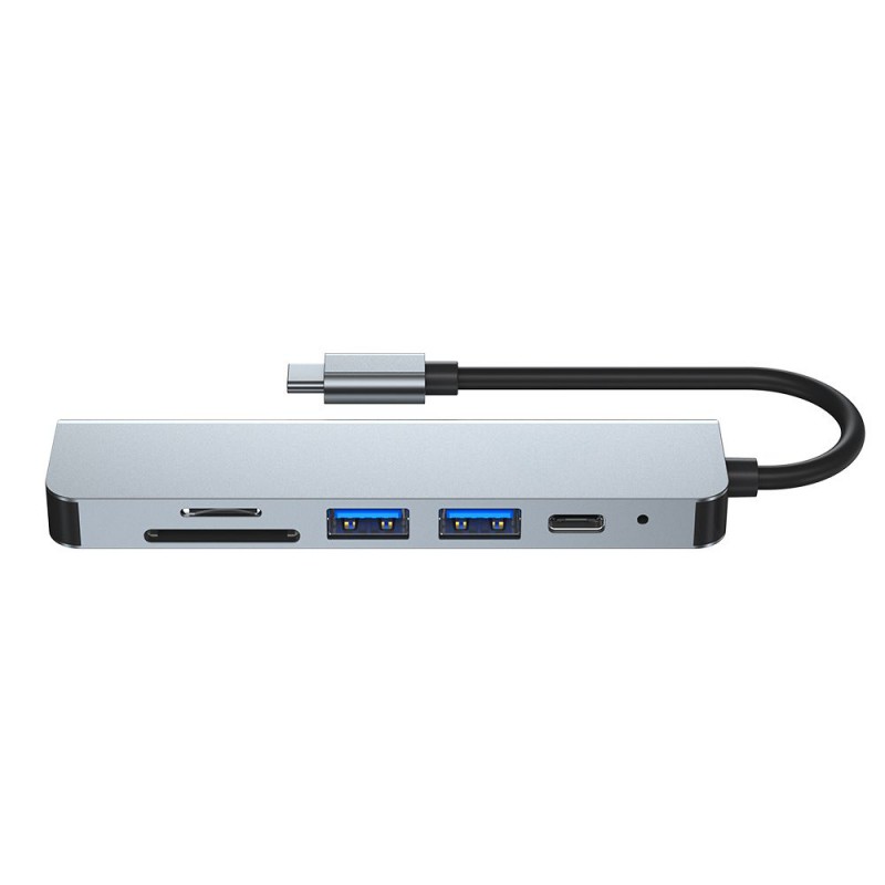 Αντάπτορας Tech-Protect V4 Hub 6in1 Grey