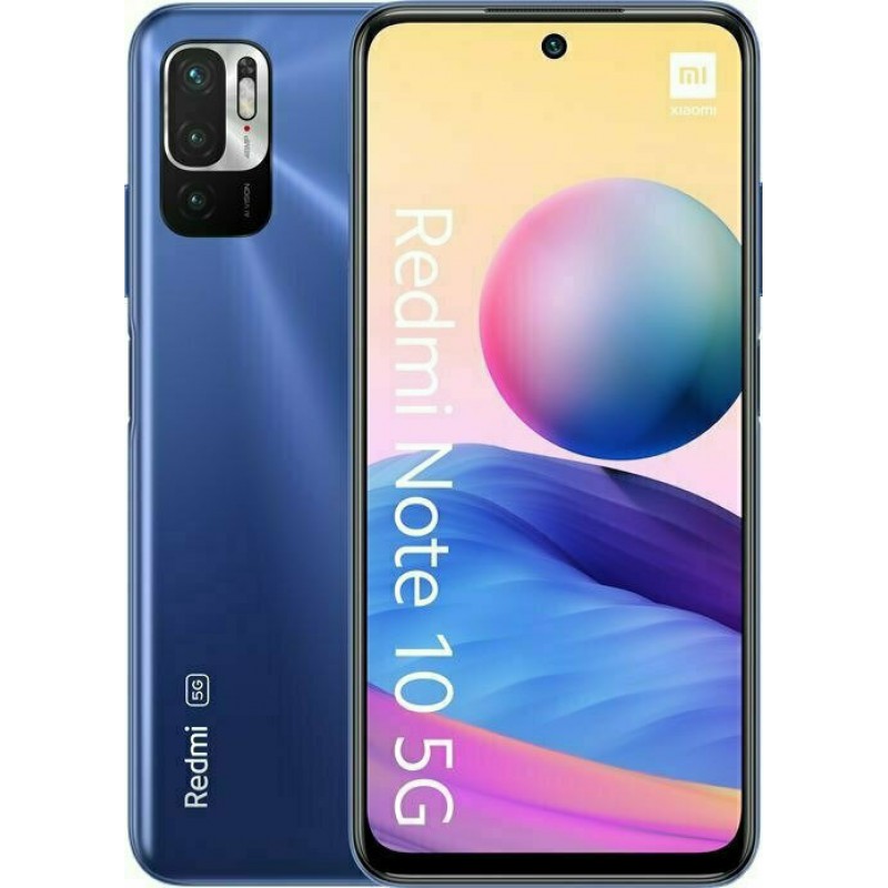 Xiaomi Redmi Note 10 5G (64GB/4GB) NFC Dual Sim Nighttime Blue Μεταχειρισμένο με 6 μήνες Εγγύηση