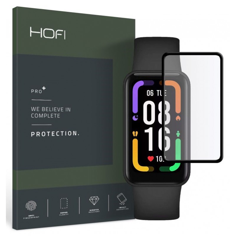 Γυαλί Προστασίας Hofi Hybrid Xiaomi Redmi Smart Band Pro Tempered Glass 7H AntiCrash / AntiShock Black