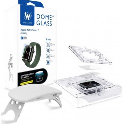 Γυαλί Προστασίας Whitestone Dome 3D UV Liquid Full Glue (2 Pack) with Bezel and UV LED Lamp Apple Watch Series 7 (41mm) 9H AntiCrash/AntiShock Clear
