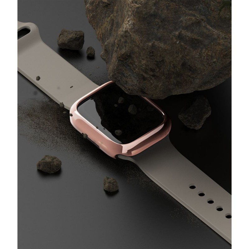 Προστατευτικό Ringke Slim Apple Watch 7 (41mm) Clear & Chrome Rose Gold