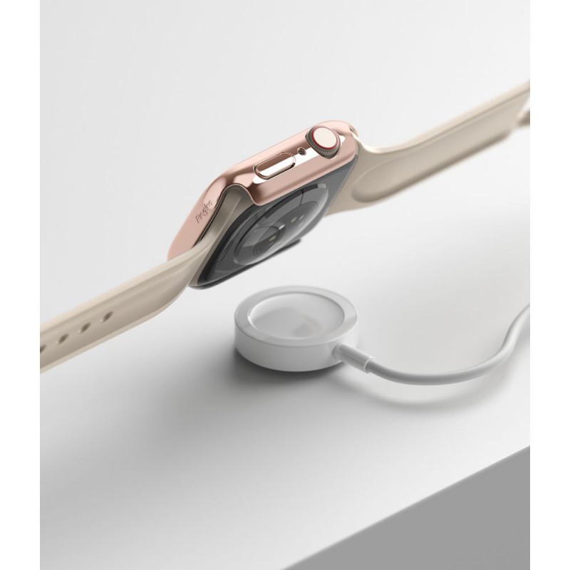 Προστατευτικό Ringke Slim Apple Watch 7 (41mm) Clear & Chrome Rose Gold