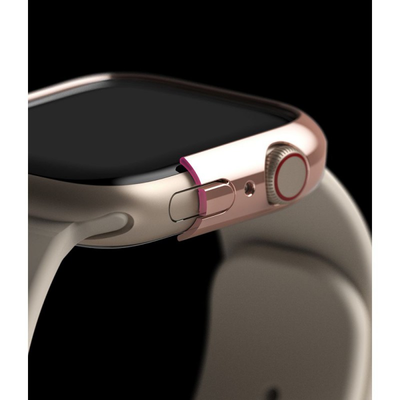 Προστατευτικό Ringke Slim Apple Watch 7 (41mm) Clear & Chrome Rose Gold
