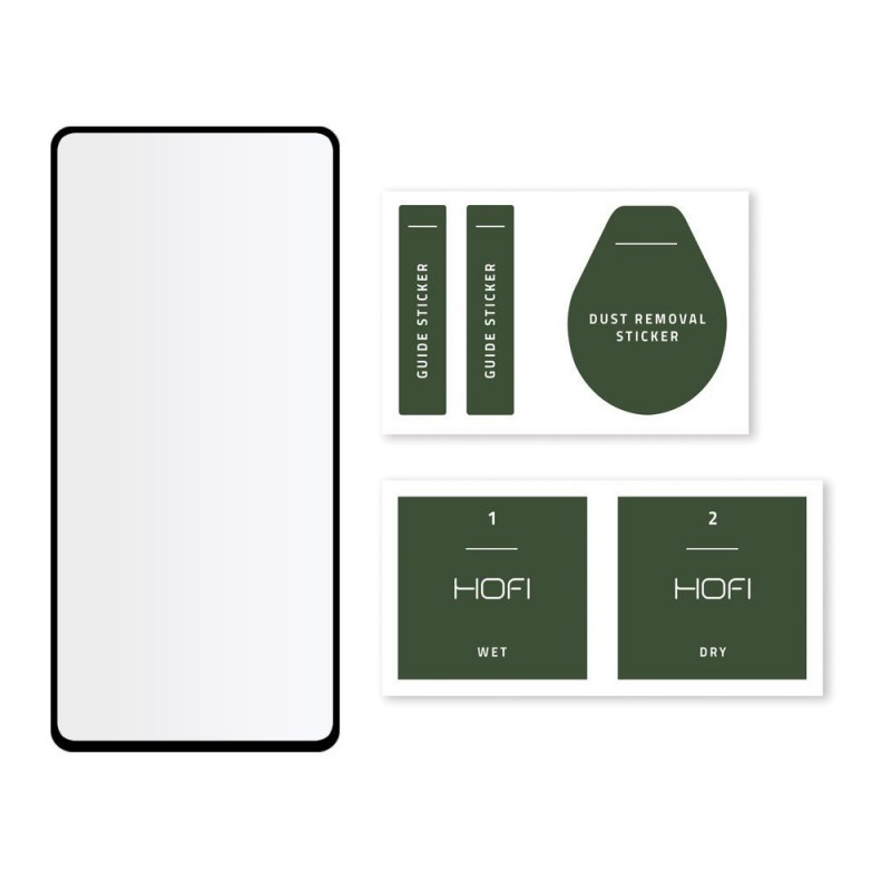 Γυαλί Προστασίας Hofi Hybrid Samsung Galaxy M53 5G SM-M536 Tempered Glass Pro+ 9H AntiCrash/AntiShock Black