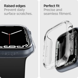 Θήκη Spigen Thin Fit Apple Watch 10 (46mm) Crystal Clear (ACS08602)