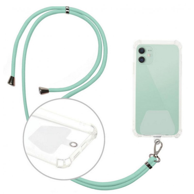 Λουράκι Λαιμού στήριξης Θήκης Smartphone Universal Neck Strap Mint