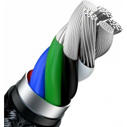 Καλώδιο Data Baseus Cafule Metal Type-C to Lightning 20W 1m Black (CATLJK-A01)