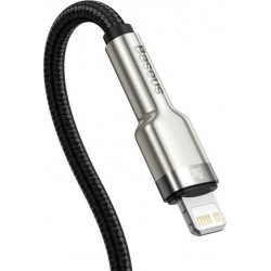 Καλώδιο Data Baseus Cafule Metal Type-C to Lightning 20W 1m Black (CATLJK-A01)