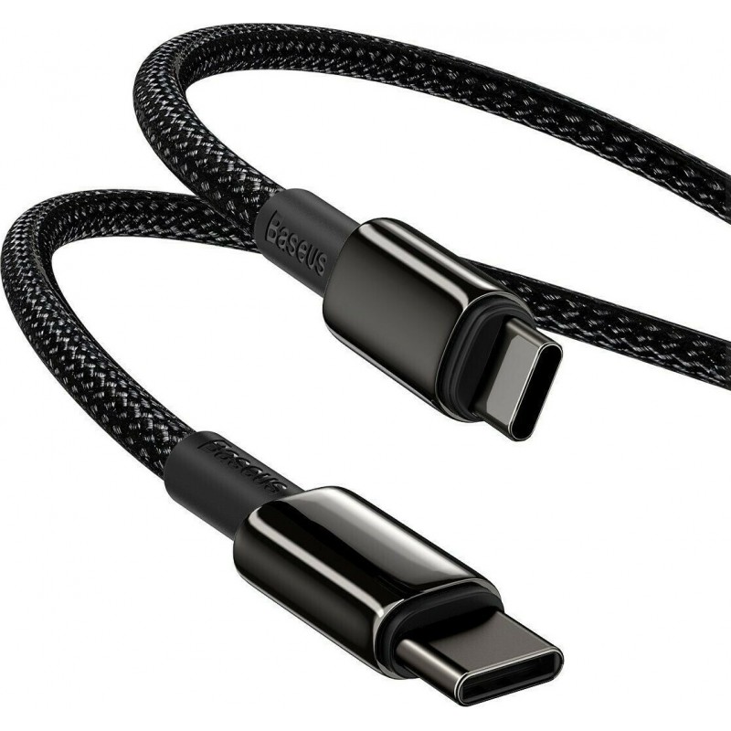 Καλώδιο Φόρτισης Baseus Cable Tungsten PD Type-C to Type-C Super Charge 100W 1m Black (CATWJ-01)