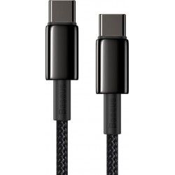 Καλώδιο Φόρτισης Baseus Cable Tungsten PD Type-C to Type-C Super Charge 100W 1m Black (CATWJ-01)