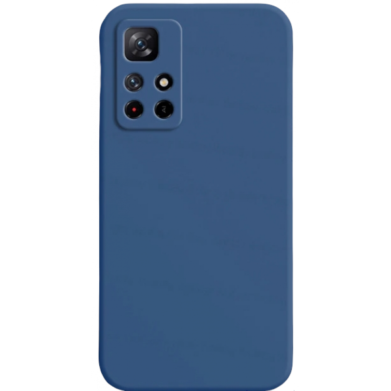 Θήκη Real Smooth Xiaomi Note 11 5G/Note 11T 5G/Poco M4 Pro 5G Dark Blue