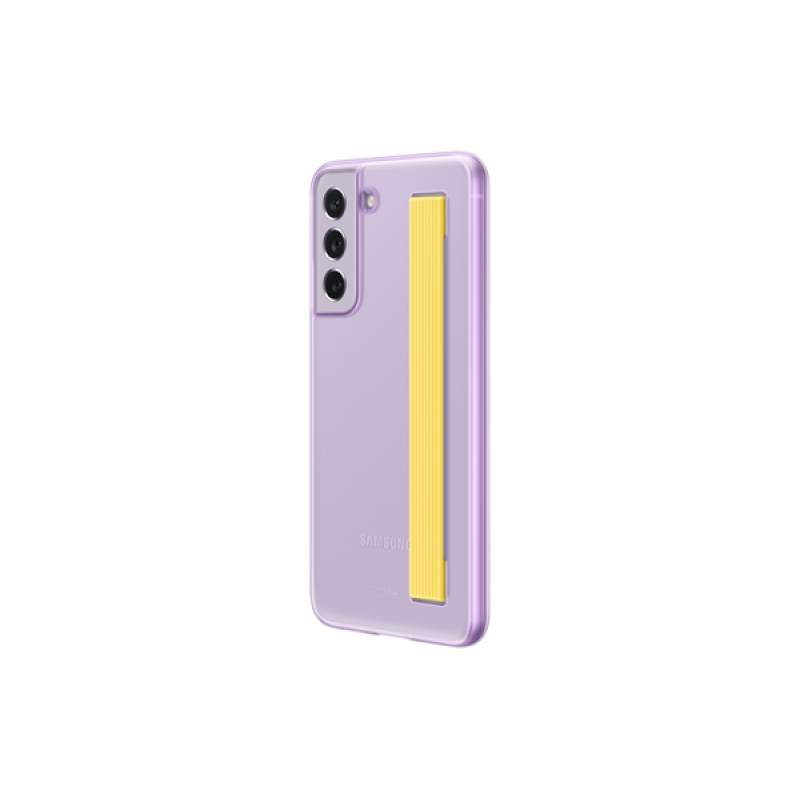 Θήκη Samsung Silicone Cover Strap EF-XG990CVEGWW Galaxy S21 FE 5G G990B Lavender (Original)