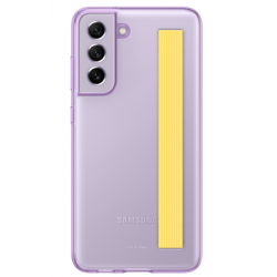 Θήκη Samsung Silicone Cover Strap EF-XG990CVEGWW Galaxy S21 FE 5G G990B Lavender (Original)