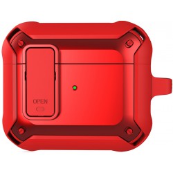 Θήκη TPU+PC 4smarts Rugged Apple Airpods 3 Red (456282)