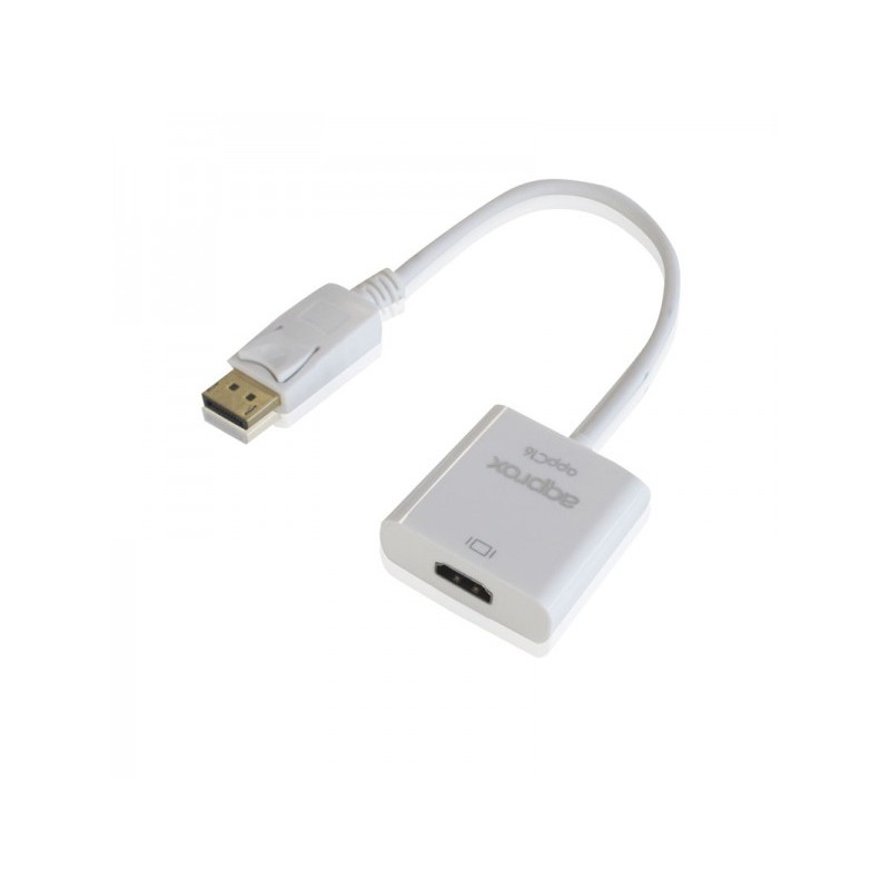 Αντάπτορας APPROX DisaplyPort USB male to HDMI female White (AP-PC16)