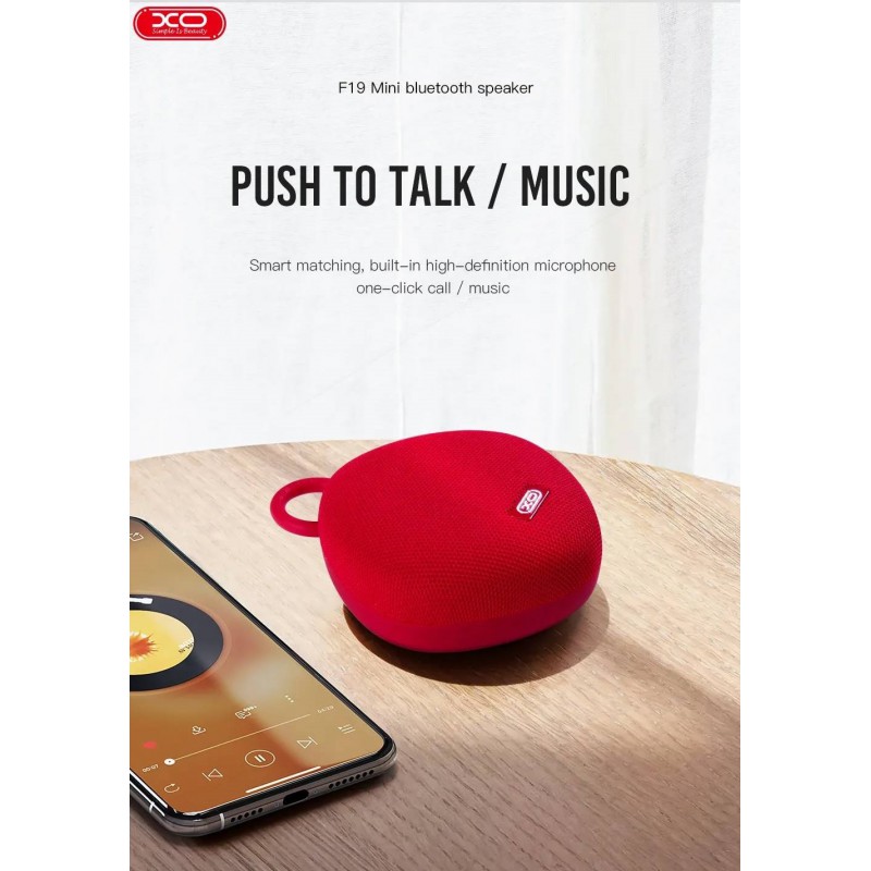 Φορητό Ηχείο XO F19 Bluetooth Speaker Black 