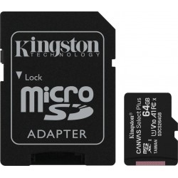 Κάρτα μνήμης Kingston Canvas Select Plus microSDXC Card 64GB cl.10 UHS-I 100MB/s + Adapter