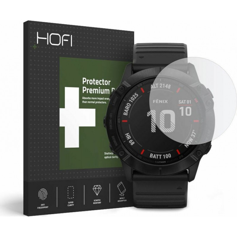 Γυαλί Προστασίας Hofi Garmin Fenix 5S/6S/6S PRO/7S Tempered Glass Pro+ 9H AntiCrash / AntiShock 